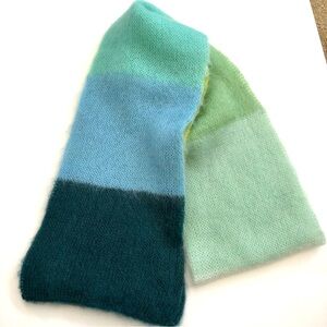 Gap Colorful Knit Wool & Mohair Oblong Scarf